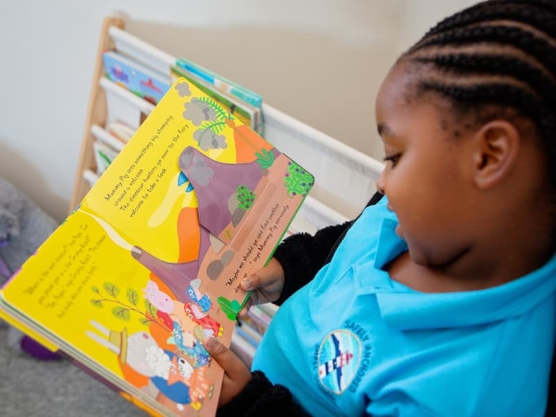 Learners in the classroom at Safely Anchored Small School, Sunningdale